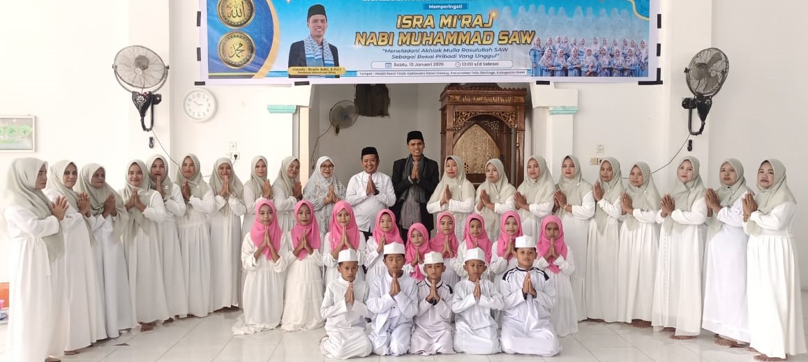 LIMA MASJID DI DESA ITTERUNG TELAH LAKSANAKAN PERINGATAN ISRA MI’RAJ