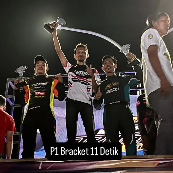 PUTRA ITTERUNG NAIK PODIUM 1 DI KEJURPROV DRAG RACE BUPATI SIDRAP 2026